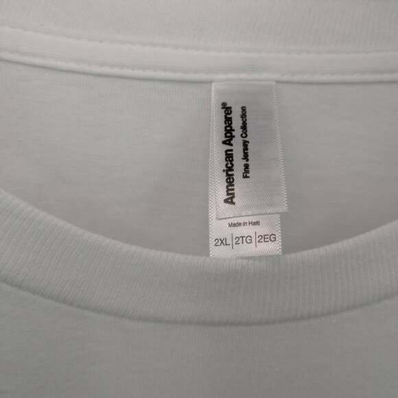 American Apparel T Shirt Men Size 2XL Minimalist Essential T Shirt Normcore Soft - Picture 7 of 7